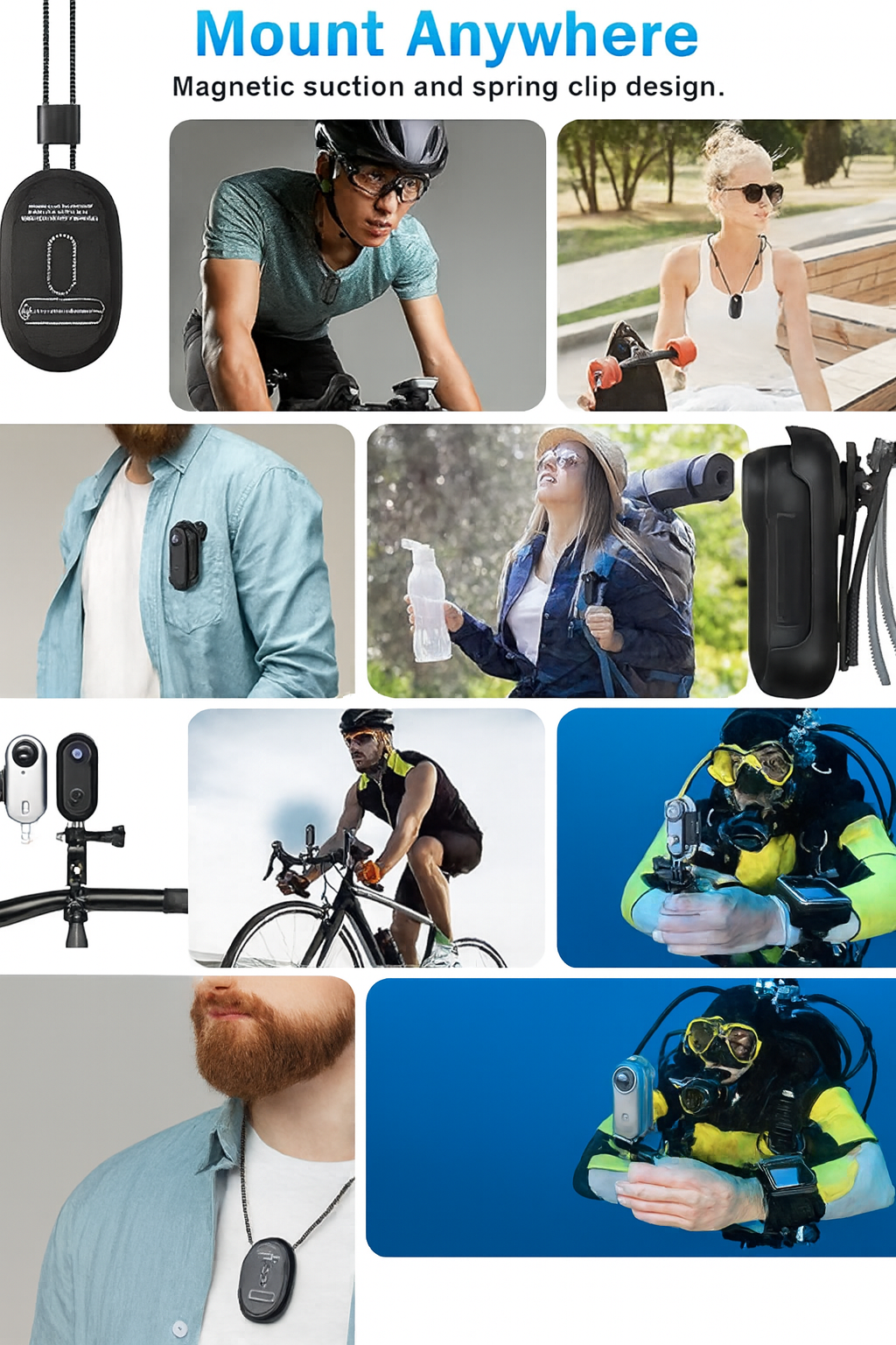 VibeCam™ Sports and activity Camera